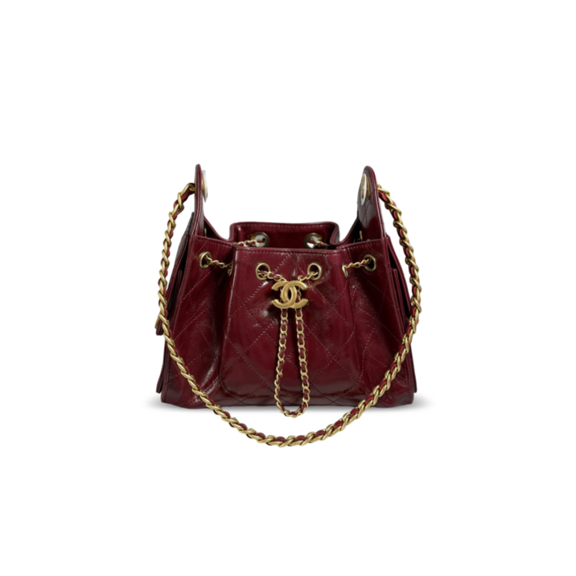 CHANEL MASTER 25 MINI HANDBAG WAXED CALFSKIN AS5631 (22*20*12.5cm)